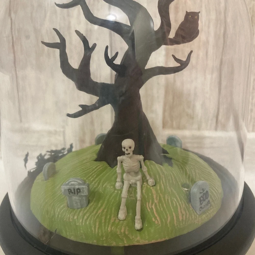 Target 2023 Halloween Hyde and Eek Animated Small Cloche Tree Scene